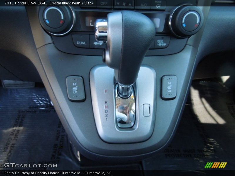 Crystal Black Pearl / Black 2011 Honda CR-V EX-L