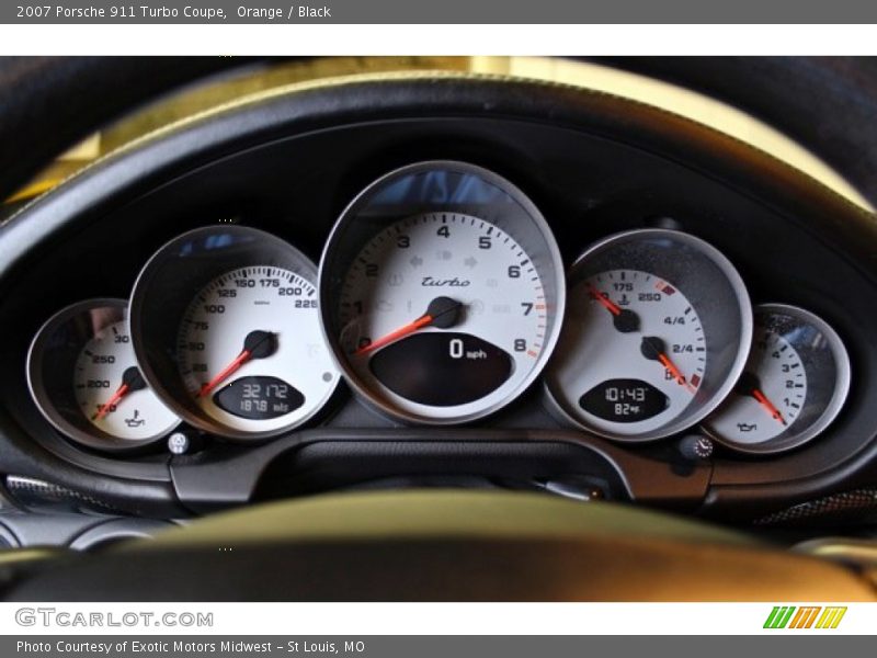  2007 911 Turbo Coupe Turbo Coupe Gauges