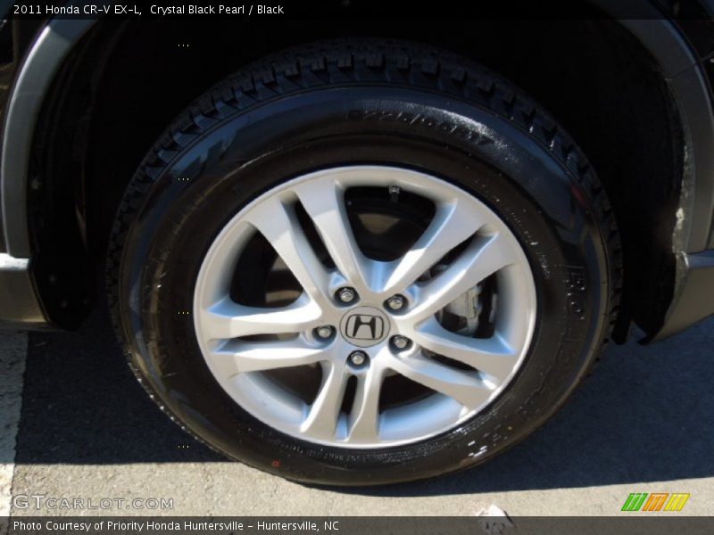 Crystal Black Pearl / Black 2011 Honda CR-V EX-L