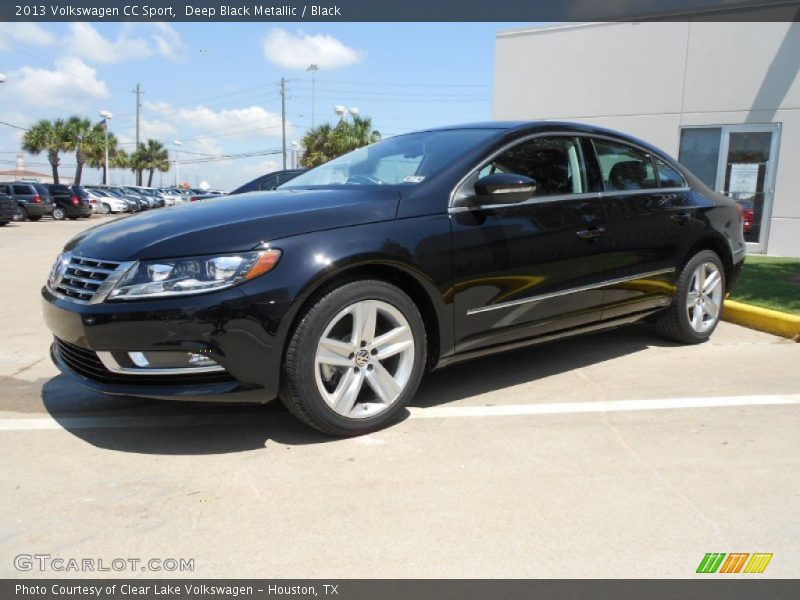 Deep Black Metallic / Black 2013 Volkswagen CC Sport