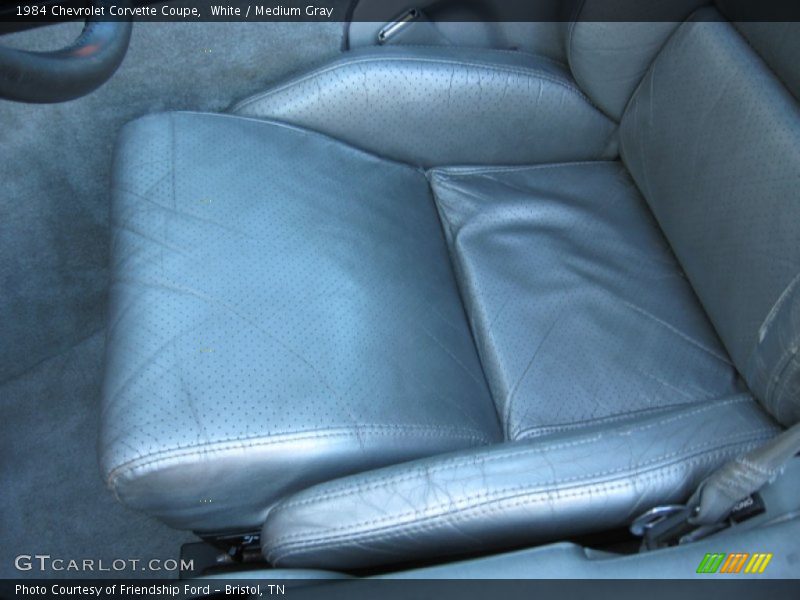Front Seat of 1984 Corvette Coupe