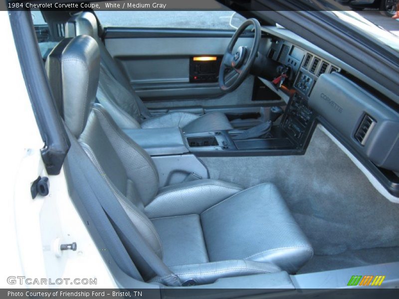  1984 Corvette Coupe Medium Gray Interior
