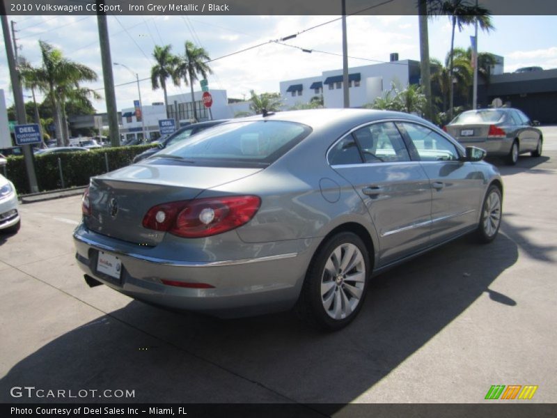 Iron Grey Metallic / Black 2010 Volkswagen CC Sport