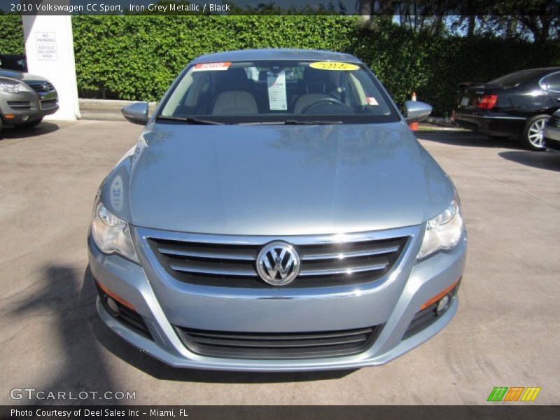 Iron Grey Metallic / Black 2010 Volkswagen CC Sport