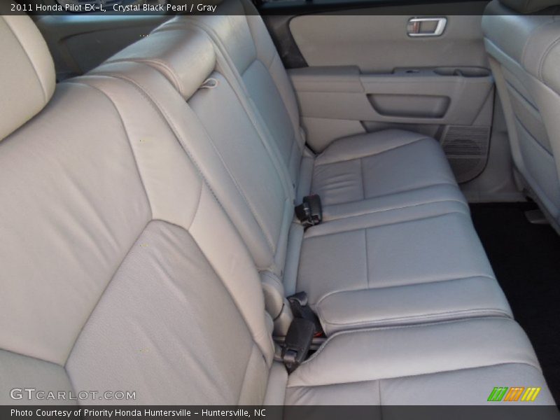 Crystal Black Pearl / Gray 2011 Honda Pilot EX-L