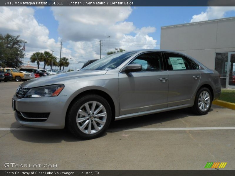 Tungsten Silver Metallic / Cornsilk Beige 2013 Volkswagen Passat 2.5L SEL