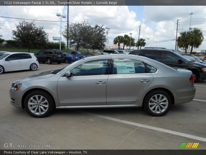 Tungsten Silver Metallic / Cornsilk Beige 2013 Volkswagen Passat 2.5L SEL