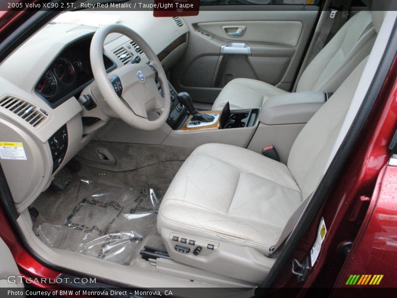 Ruby Red Metallic / Taupe/Light Taupe 2005 Volvo XC90 2.5T