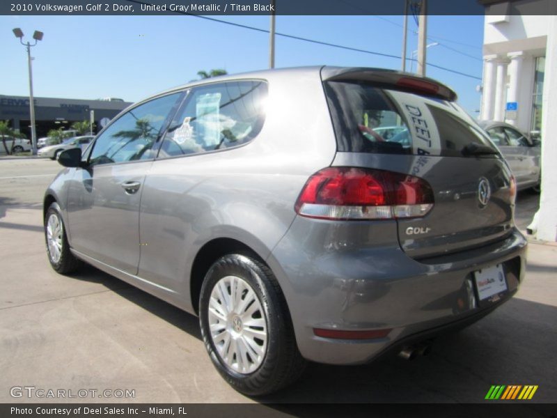 United Gray Metallic / Titan Black 2010 Volkswagen Golf 2 Door
