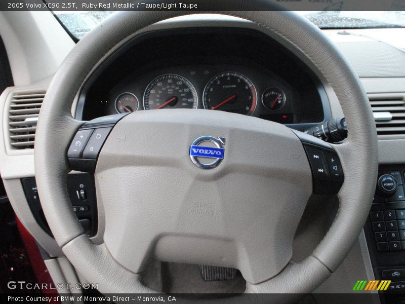 Ruby Red Metallic / Taupe/Light Taupe 2005 Volvo XC90 2.5T