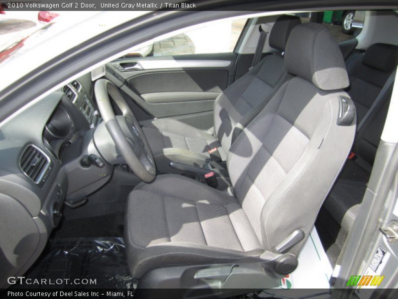 United Gray Metallic / Titan Black 2010 Volkswagen Golf 2 Door