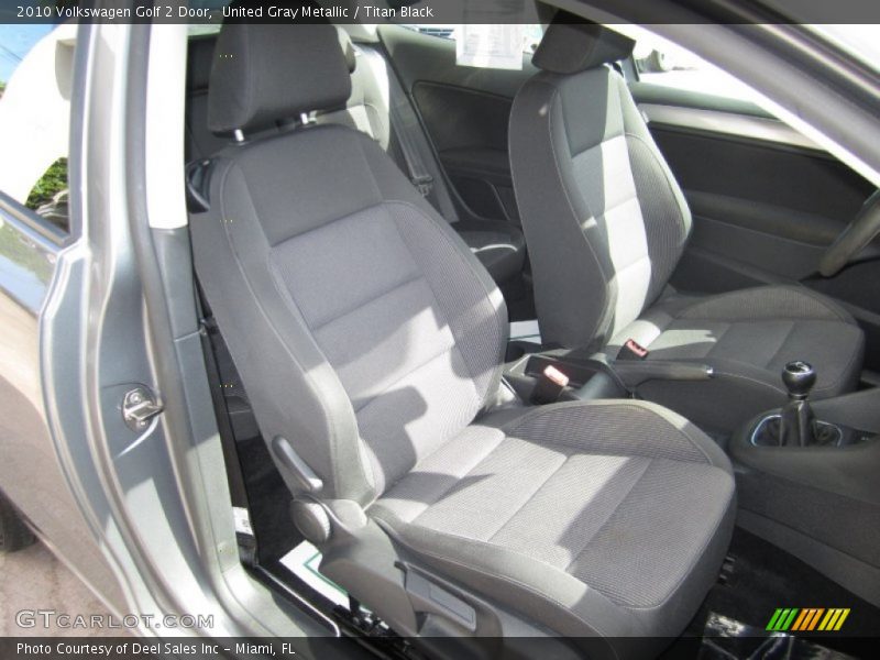 United Gray Metallic / Titan Black 2010 Volkswagen Golf 2 Door