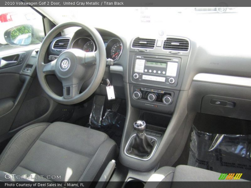 United Gray Metallic / Titan Black 2010 Volkswagen Golf 2 Door