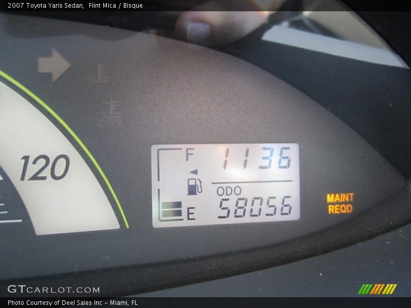 Flint Mica / Bisque 2007 Toyota Yaris Sedan