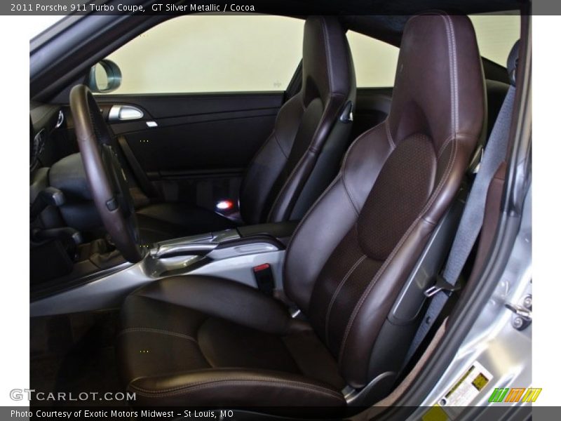 Front Seat of 2011 911 Turbo Coupe
