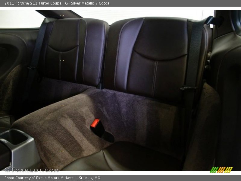 Rear Seat of 2011 911 Turbo Coupe