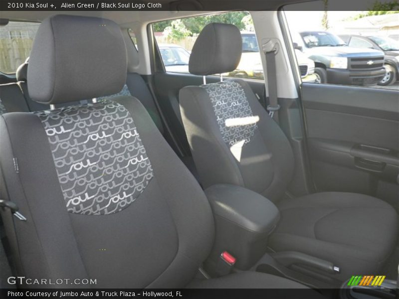 Alien Green / Black Soul Logo Cloth 2010 Kia Soul +