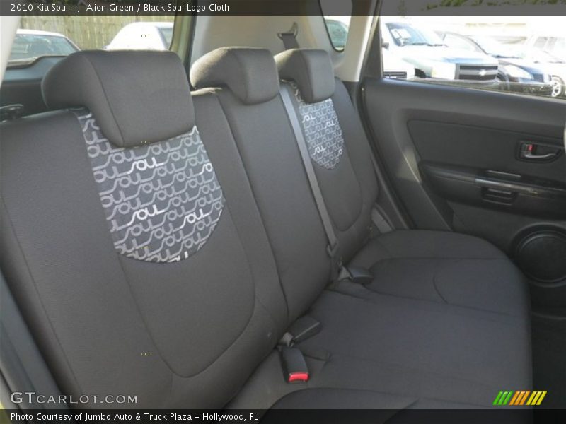 Alien Green / Black Soul Logo Cloth 2010 Kia Soul +