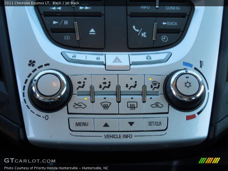 Controls of 2011 Equinox LT