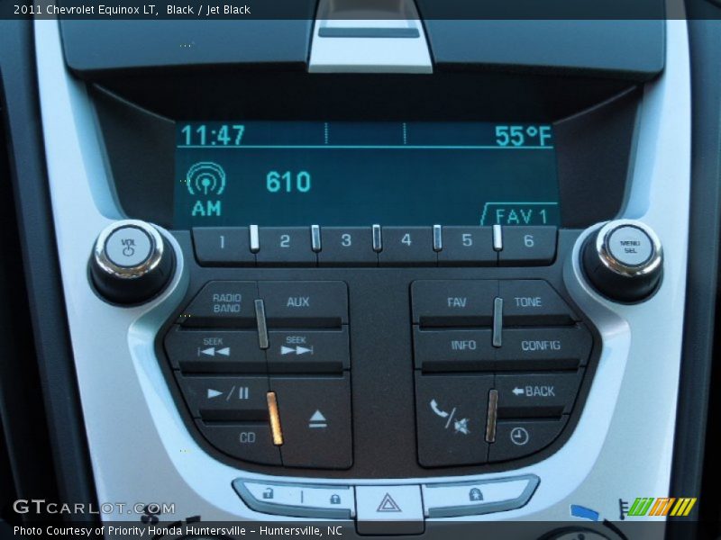 Black / Jet Black 2011 Chevrolet Equinox LT