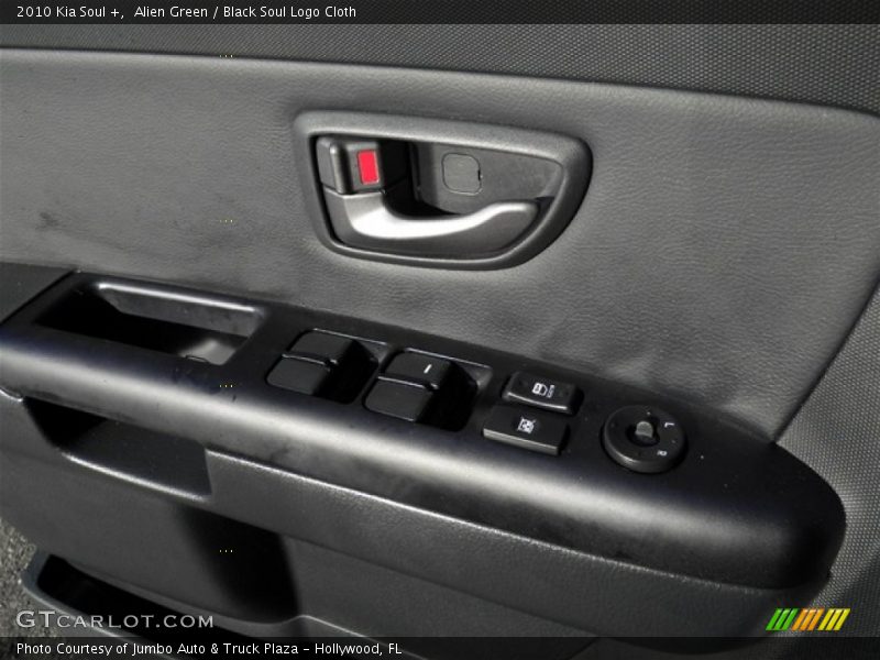 Alien Green / Black Soul Logo Cloth 2010 Kia Soul +