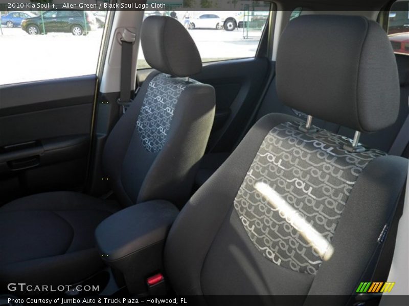 Alien Green / Black Soul Logo Cloth 2010 Kia Soul +