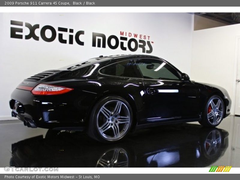 Black / Black 2009 Porsche 911 Carrera 4S Coupe