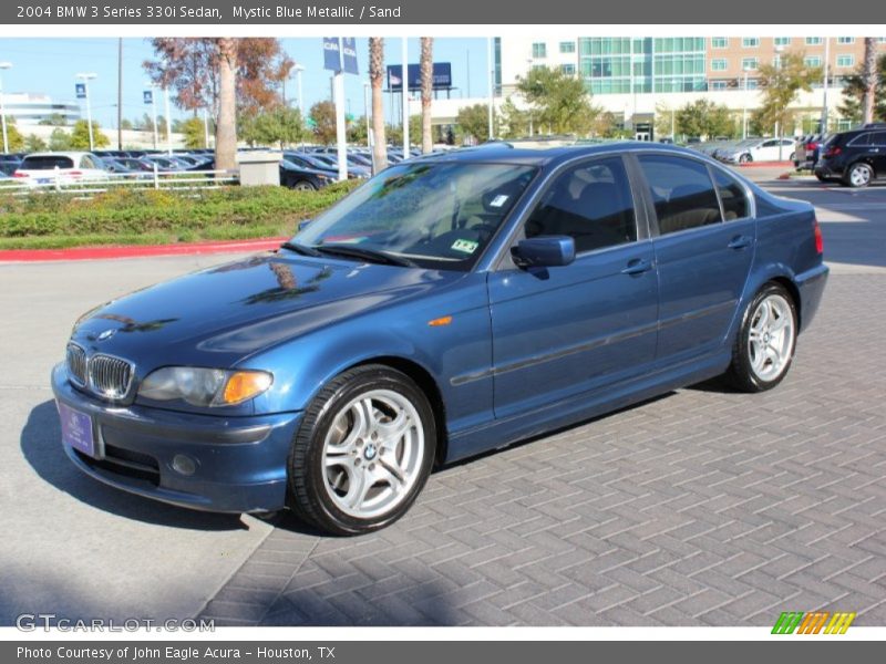 Front 3/4 View of 2004 3 Series 330i Sedan