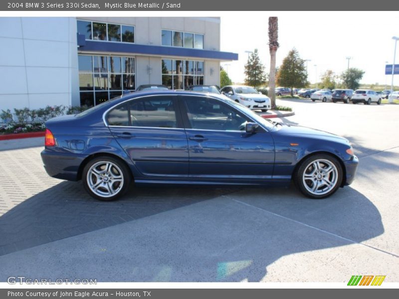 Mystic Blue Metallic / Sand 2004 BMW 3 Series 330i Sedan