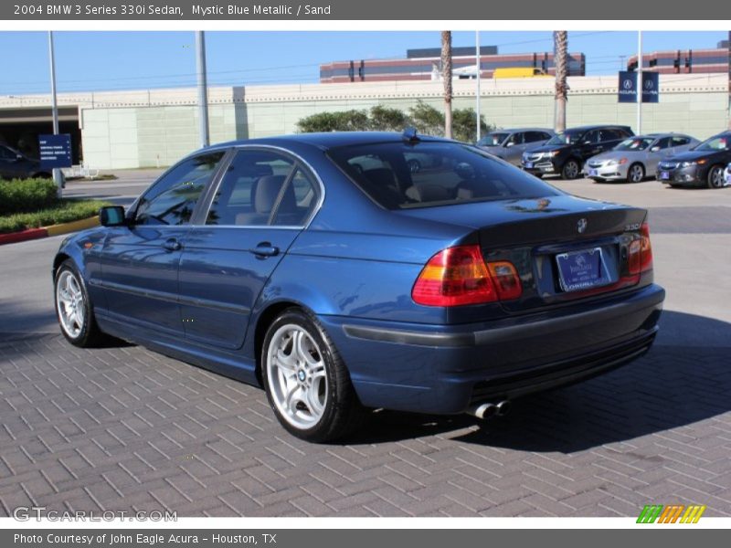 Mystic Blue Metallic / Sand 2004 BMW 3 Series 330i Sedan