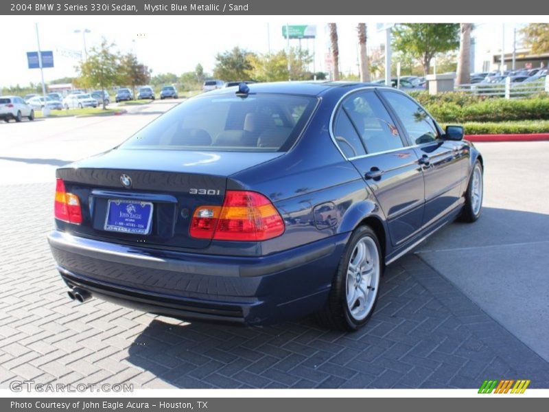 Mystic Blue Metallic / Sand 2004 BMW 3 Series 330i Sedan