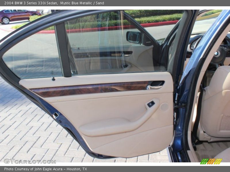 Mystic Blue Metallic / Sand 2004 BMW 3 Series 330i Sedan