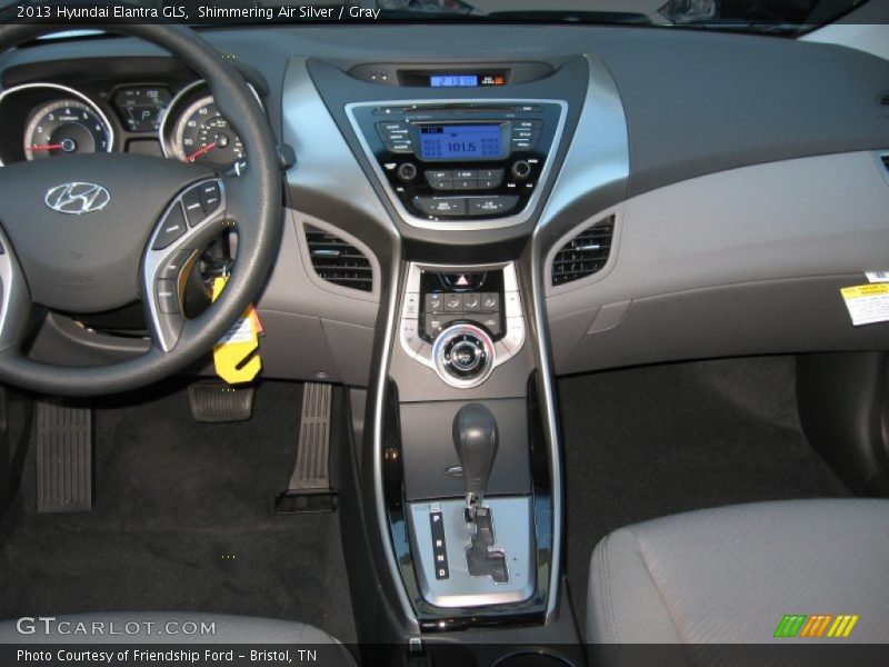 Shimmering Air Silver / Gray 2013 Hyundai Elantra GLS