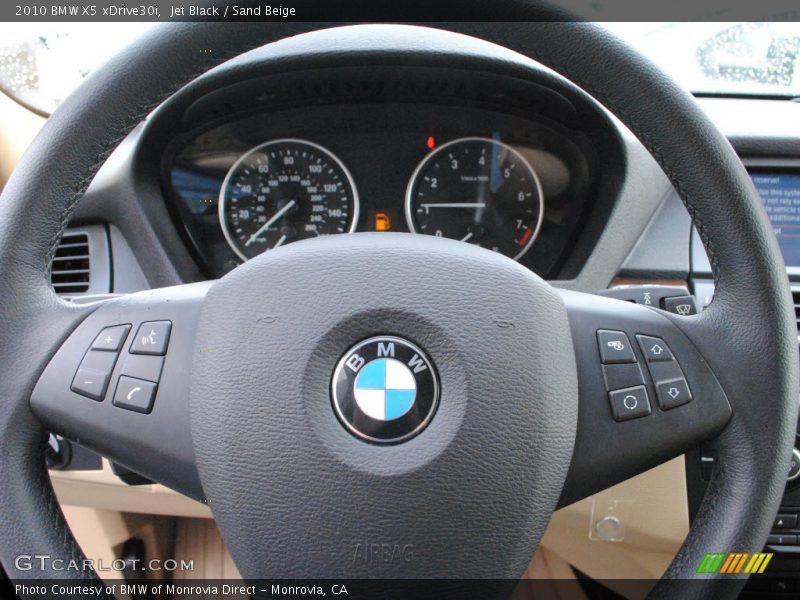 Jet Black / Sand Beige 2010 BMW X5 xDrive30i