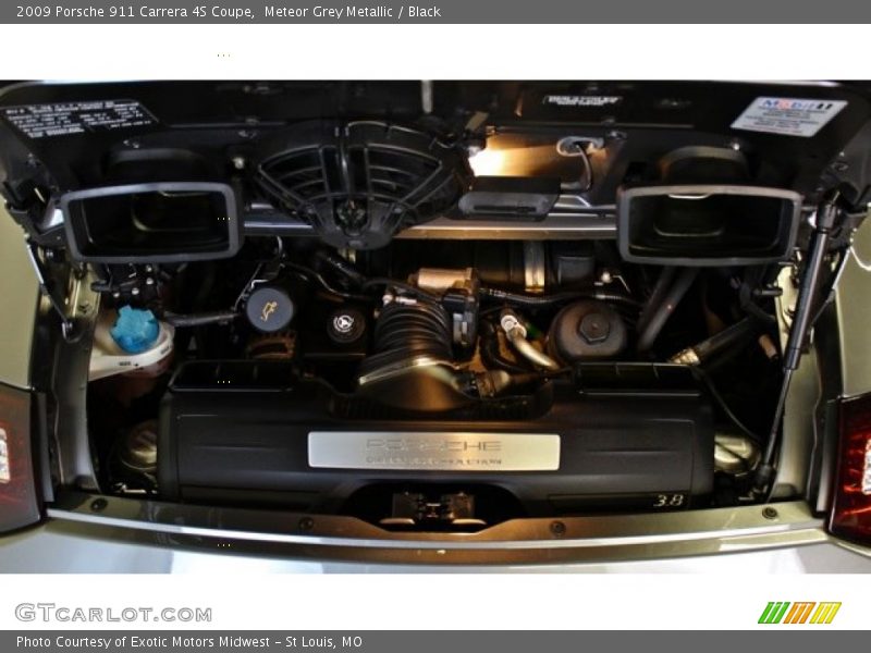  2009 911 Carrera 4S Coupe Engine - 3.8 Liter DOHC 24V VarioCam DFI Flat 6 Cylinder