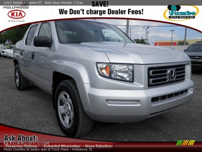 Billet Silver Metallic / Gray 2007 Honda Ridgeline RT