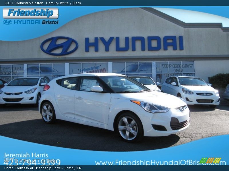 Century White / Black 2013 Hyundai Veloster