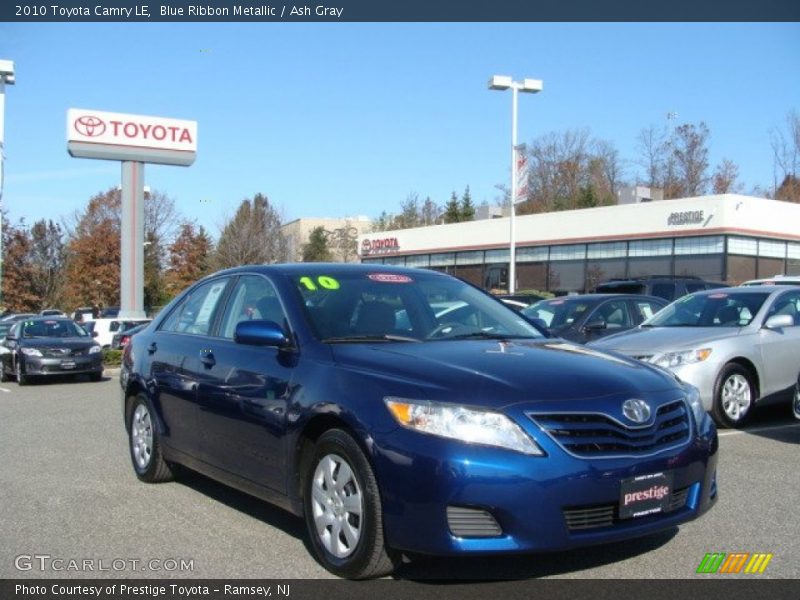 Blue Ribbon Metallic / Ash Gray 2010 Toyota Camry LE