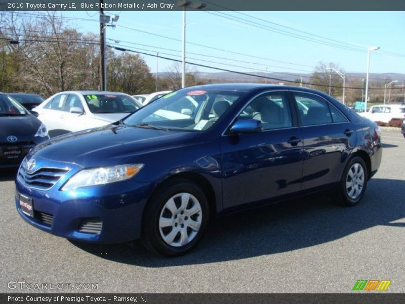 Blue Ribbon Metallic / Ash Gray 2010 Toyota Camry LE
