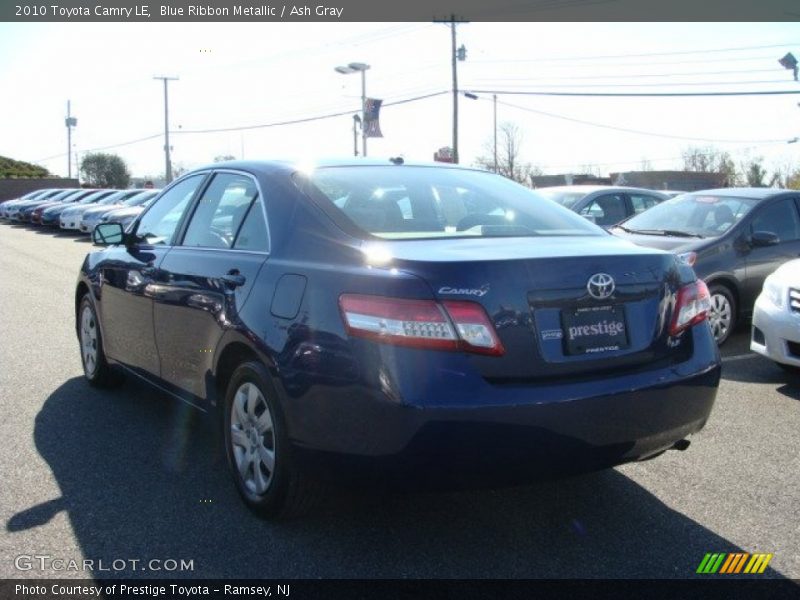 Blue Ribbon Metallic / Ash Gray 2010 Toyota Camry LE