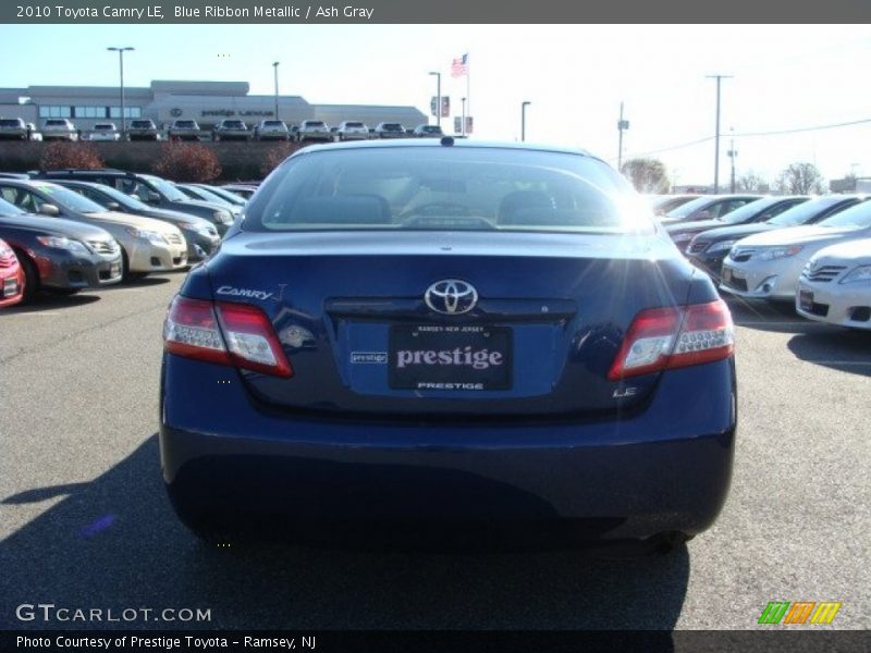 Blue Ribbon Metallic / Ash Gray 2010 Toyota Camry LE