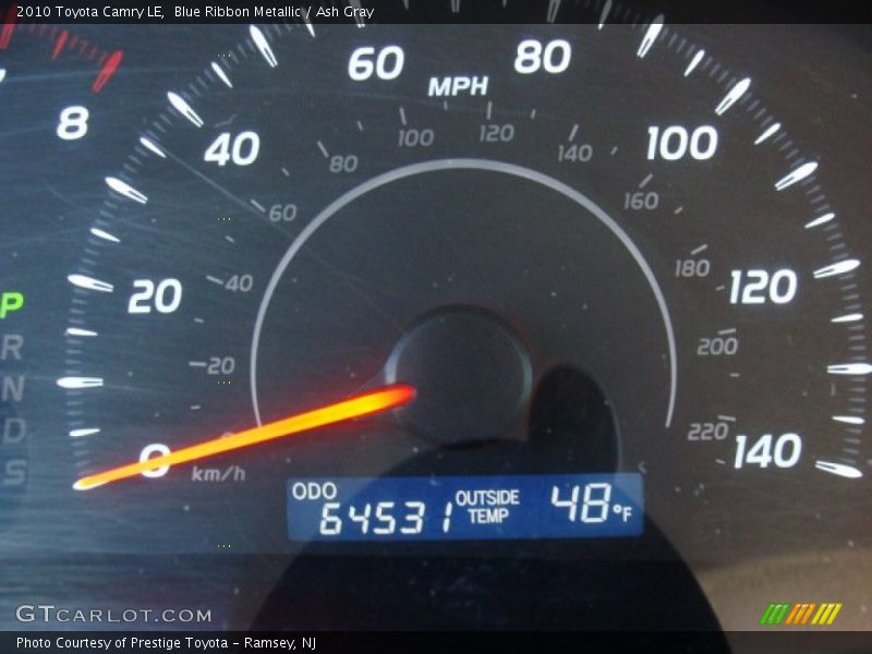 Blue Ribbon Metallic / Ash Gray 2010 Toyota Camry LE