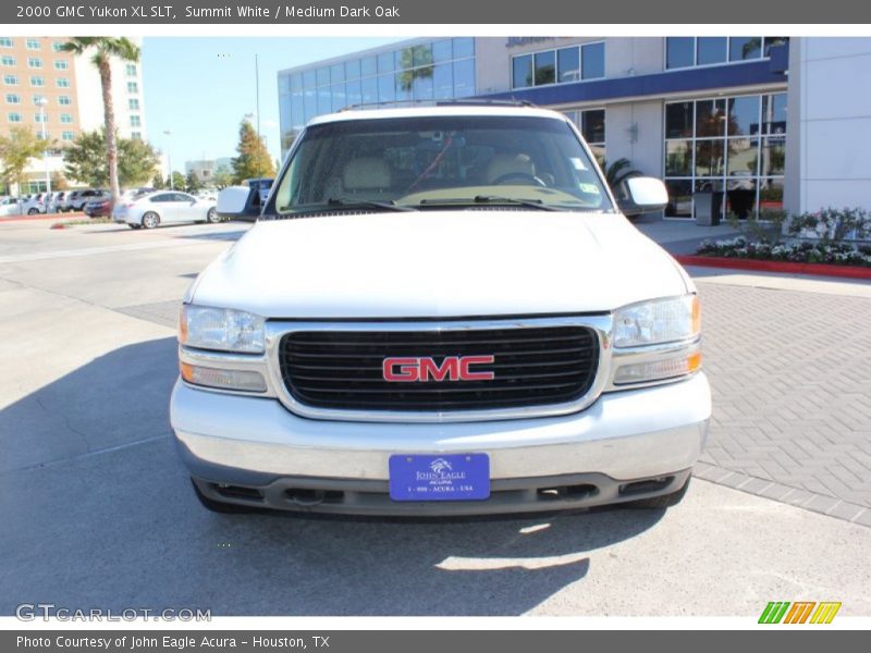 Summit White / Medium Dark Oak 2000 GMC Yukon XL SLT