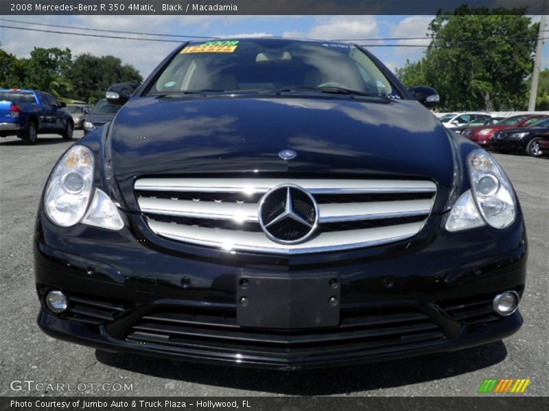 Black / Macadamia 2008 Mercedes-Benz R 350 4Matic