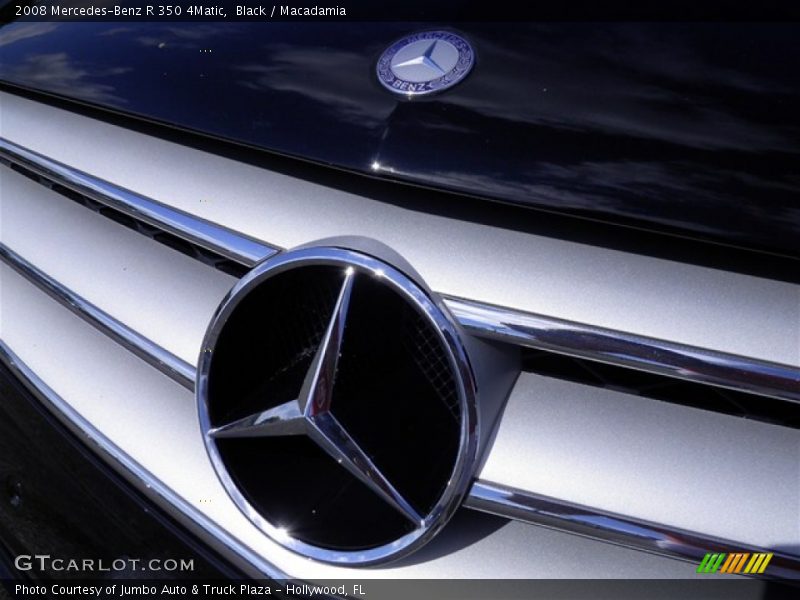 Black / Macadamia 2008 Mercedes-Benz R 350 4Matic