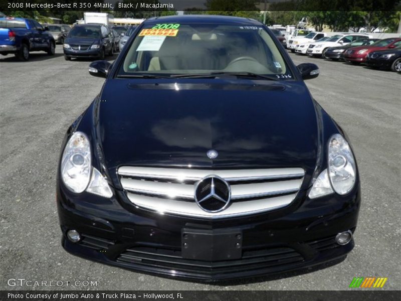 Black / Macadamia 2008 Mercedes-Benz R 350 4Matic