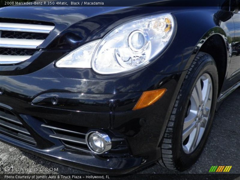 Black / Macadamia 2008 Mercedes-Benz R 350 4Matic