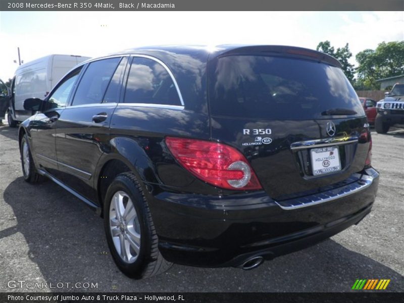 Black / Macadamia 2008 Mercedes-Benz R 350 4Matic