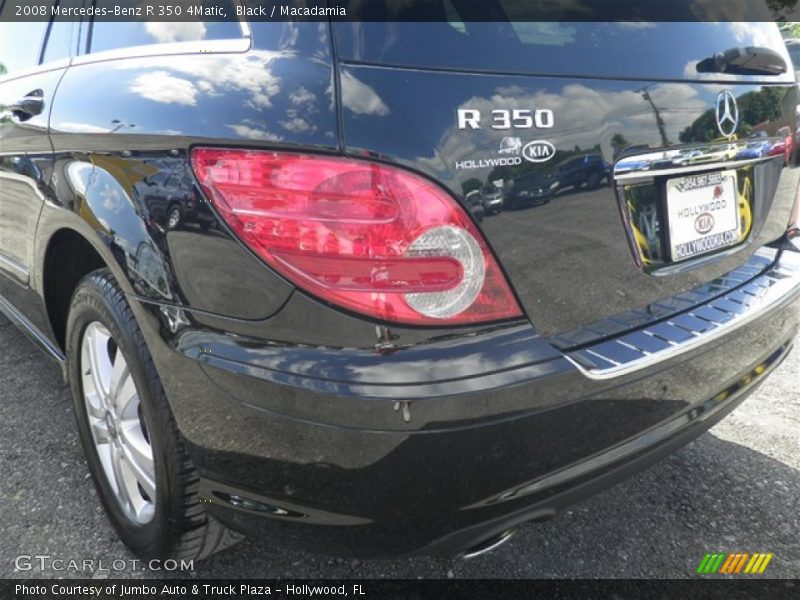 Black / Macadamia 2008 Mercedes-Benz R 350 4Matic