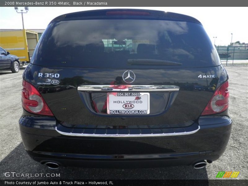 Black / Macadamia 2008 Mercedes-Benz R 350 4Matic